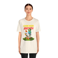 Video Game Chicken Jockey Tee - Unisex Short Sleeve T-Shirt