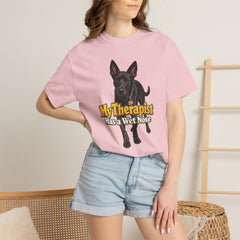 My Therapist Has a Wet Nose Personalized with your dog(s) image T-Shirt