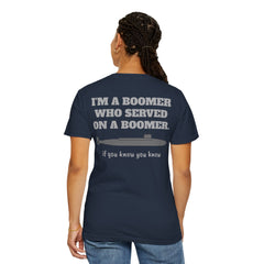 Poseidon Unisex Submarine T-Shirt – "I'm a Boomer Who Served on a Boomer"