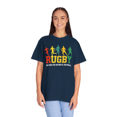Rugby Players Rainbow Graphic T-Shirt