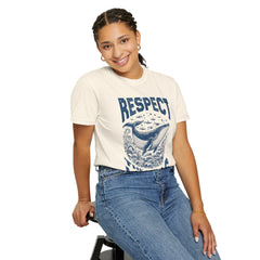 Respect the Locals Whale T-Shirt — Marine Conservation Graphic