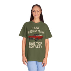 Classic Car Lover's Unisex T-Shirt - 1966 Buick Skylark Rag Top Royalty