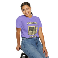 I Survived Dial-Up Vintage Tech T-Shirt