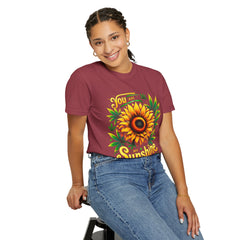 Sunflower 'You Are My Sunshine' Cannabis Graphic T-Shirt
