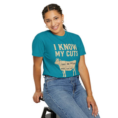 Funny Cow Cuts Unisex T-Shirt - Gift for Meat Lovers, BBQ Parties