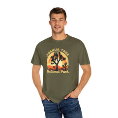 Joshua Tree National Park Graphic, Comfort Colors Soft Relaxed Fit Unisex Garment-Dyed T-shirt
