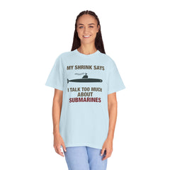 Submarine Humor T-Shirt - Funny Unisex Tee for Nautical Lovers, Gift for Submarine Enthusiasts, Casual Wear, Maritime Joke Shirt