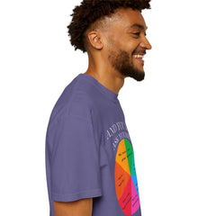 Motivational Talking Head Unisex Garment-Dyed T-Shirt - "And You May Ask Yourself"