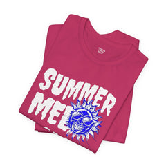 Summer Meltdown Graphic Tee — "Summer Melt Down" Sun Design