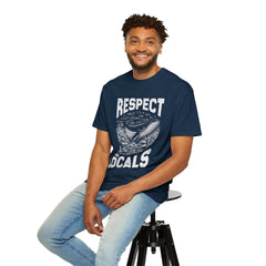 Respect the Locals Whale T-Shirt — Marine Conservation Graphic