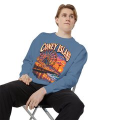Brooklyn's Coney Island Sunset Sweatshirt - Comfort Colors Soft