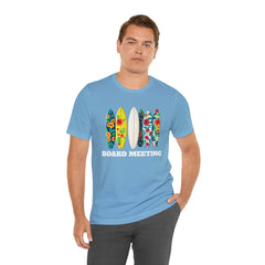 Surfboard Meeting Unisex Tee - Fun Beach Vibe for Summer Gatherings