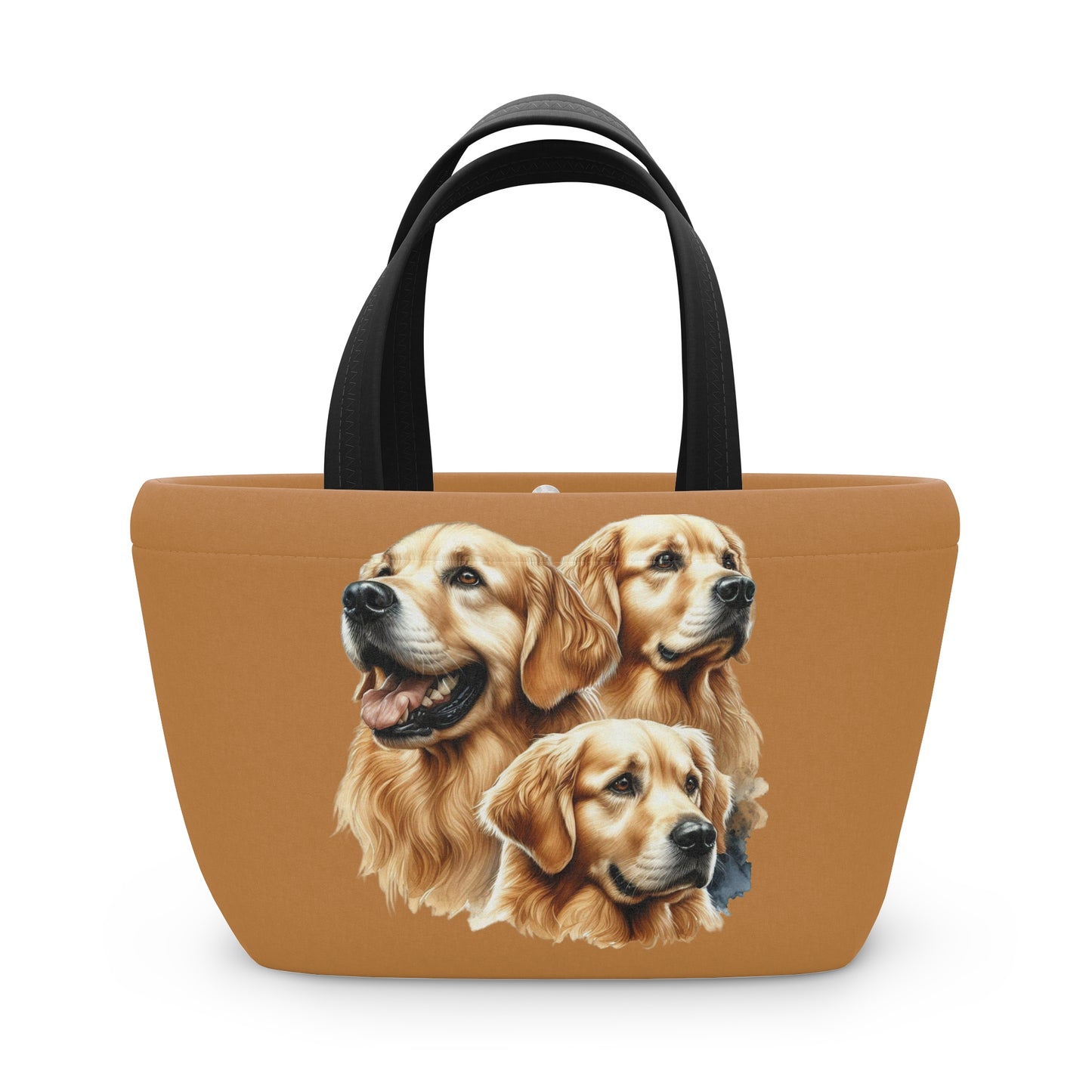 Trio Of Golden Retrievers - Lunch Bag