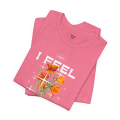 I Feel Blessed Tee - Positive Vibes Floral