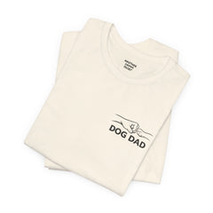 Dog Dad T-Shirt — Personalized Your Dog Image  Tee (Custom Name)