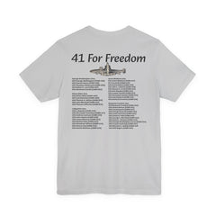 41 For Freedom FBM Fleet Ballistic Missile Submarine Unisex Jersey Short Sleeve Tee