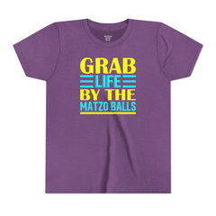 Funny Passover Matzo Balls Quote Youth Short Sleeve Tee