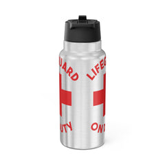 Personalized Stainless Steel Tumbler, Lifeguard On Duty, 32oz
