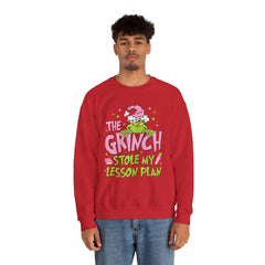 Grinch Stole My Lesson Plan Sweatshirt