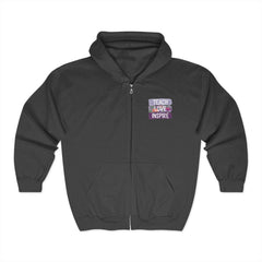 Teach Love Inspire Hoodie - Cozy Unisex Zip-Up Sweatshirt for Educators and Motivators