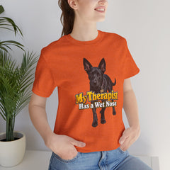 My Therapist Has A Wet Nose Personalized with your dog(s) image T-Shirt
