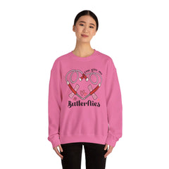You Give Me Butterflies - Unisex Heavy Blend™ Crewneck Sweatshirt