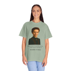 Marie Curie Portrait T‑Shirt — "I Make Science Literally Lit" Science Tee