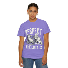 Alligator and Manatee Respect the Locals T-Shirt — Vintage Beach Vibes Graphic Tee
