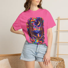 Mystical Psychedelic Moonlit Forest T-Shirt