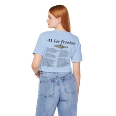 41 For Freedom FBM Fleet Ballistic Missile Submarine Unisex Jersey Short Sleeve Tee