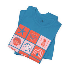 Beachy Soul Unisex Jersey Tee - Perfect Summer Vibes, Casual Wear, Gift for Beach Lovers, Vacation Outfit, Relaxed Style