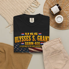 USS Ulysses S. Grant SSBN-631 41 For Freedom T-Shirt — "Let Us Have Peace" Quote
