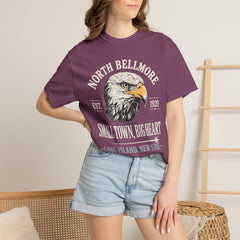 Your Home Town Personalized Eagle T‑Shirt — "Small Town, Big Heart"