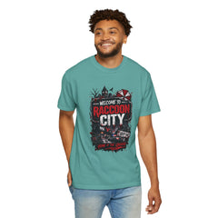 Raccoon City Graphic T-Shirt — "Welcome to Raccoon City" Horror Gamer Tee