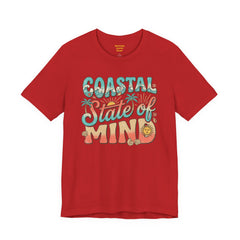 Coastal State of Mind Tee — Retro Beach Graphic T-Shirt