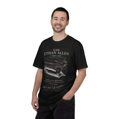 USS Ethan Allen SSBN-608 T-Shirt — "Forty One for Freedom" Patriotic Submarine Tee