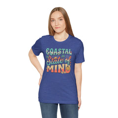 Coastal State of Mind Tee — Retro Beach Graphic T-Shirt