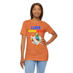 Video Game Movie I Love Chicken Jockey Tee - Unisex Short Sleeve T-Shirt