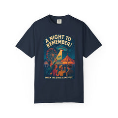 A Night to Remember! Vintage Style Unisex T-Shirt, Retro Graphic Tee, Fun Carnival Shirt, Summer Festival Top, Unique Gift