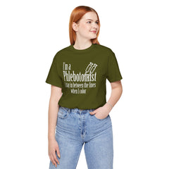 Phlebotomist Humor Tee, Funny Medical Shirt, Nurse Gift, Blood Tech Wear, Cute Phlebotomy Humor, Healthcare Apparel