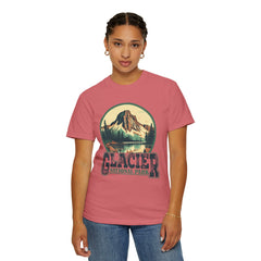 Glacier National Park Graphic, Comfort Colors Soft Relaxed Fit Unisex Garment-Dyed T-shirt
