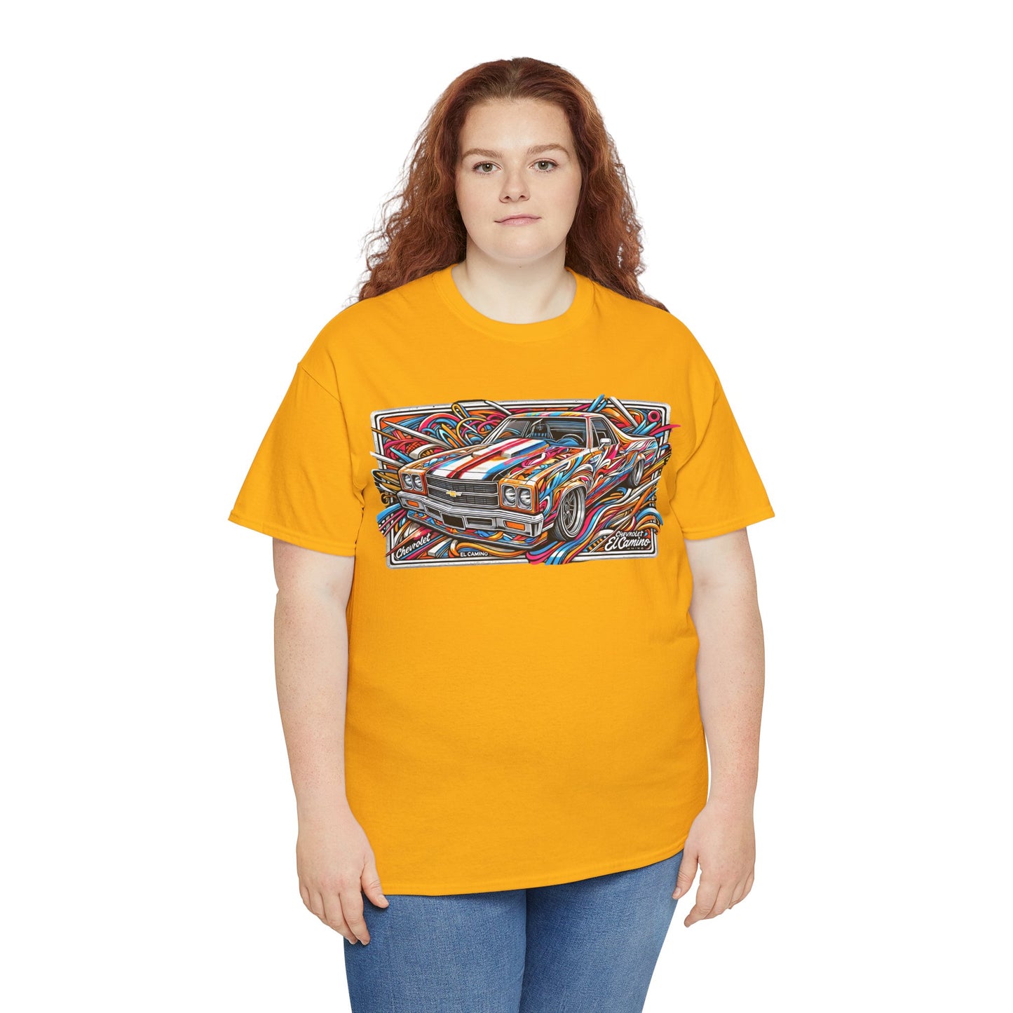 Graffiti Mania Chevrolet El Camino Graphic - Unisex Heavy Cotton Tee