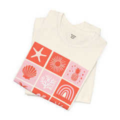 Beachy Soul Unisex Jersey Tee - Perfect Summer Vibes, Casual Wear, Gift for Beach Lovers, Vacation Outfit, Relaxed Style