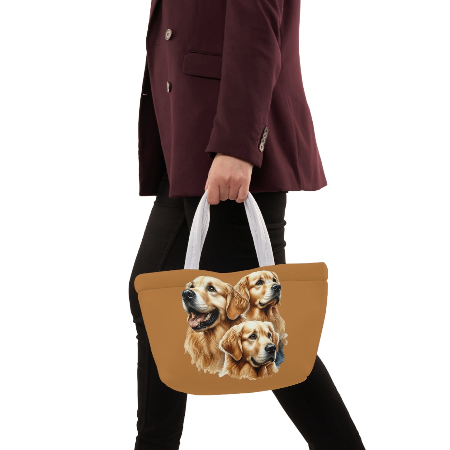 Trio Of Golden Retrievers - Lunch Bag