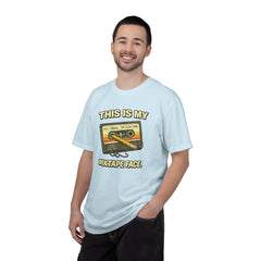 Mixtape Face T-Shirt — Retro Cassette Music Graphic Tee