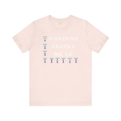 Funny Mahjong CRACK TShirt, unique mahjong gift, unisex soft Tee, gift for mahjong player, mahjong gift for her, Mahjong enthusiast present