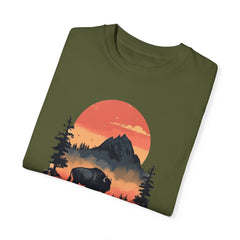 Yellowstone National Park Graphic, Comfort Colors Soft Relaxed Fit Unisex Garment-Dyed T-shirt