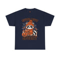 Cute But Spooky Halloween Raccoon! Graphic Unisex Heavy Cotton Tee