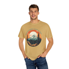 Mount Rainier National Park Graphic, Comfort Colors Soft Relaxed Fit Unisex Garment-Dyed T-shirt