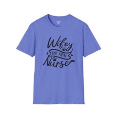 Nurse Humor - Unisex Softstyle T-Shirt | Nurse Awareness, Medical Apparel, Gift For Her, Dog Mom, Hospital Staff Gift, Registered Nurse